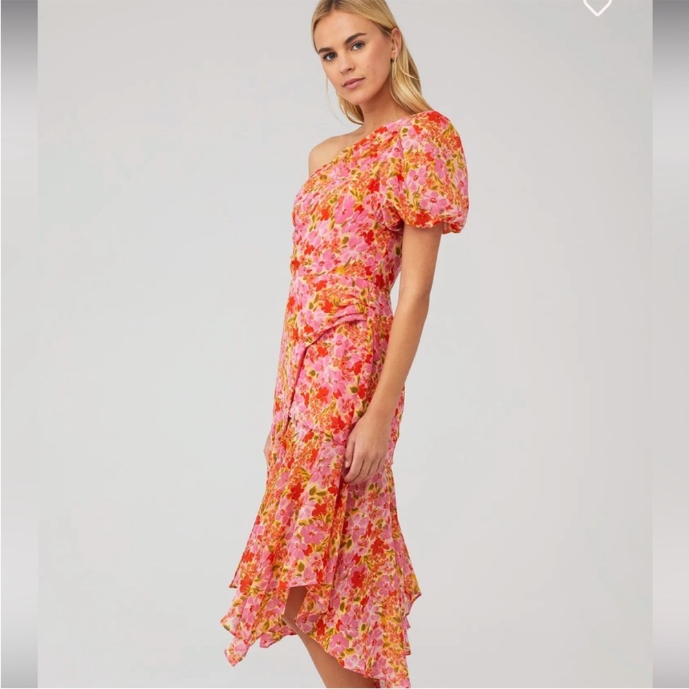ASTR The Label Santorini Dress in Pink Floral